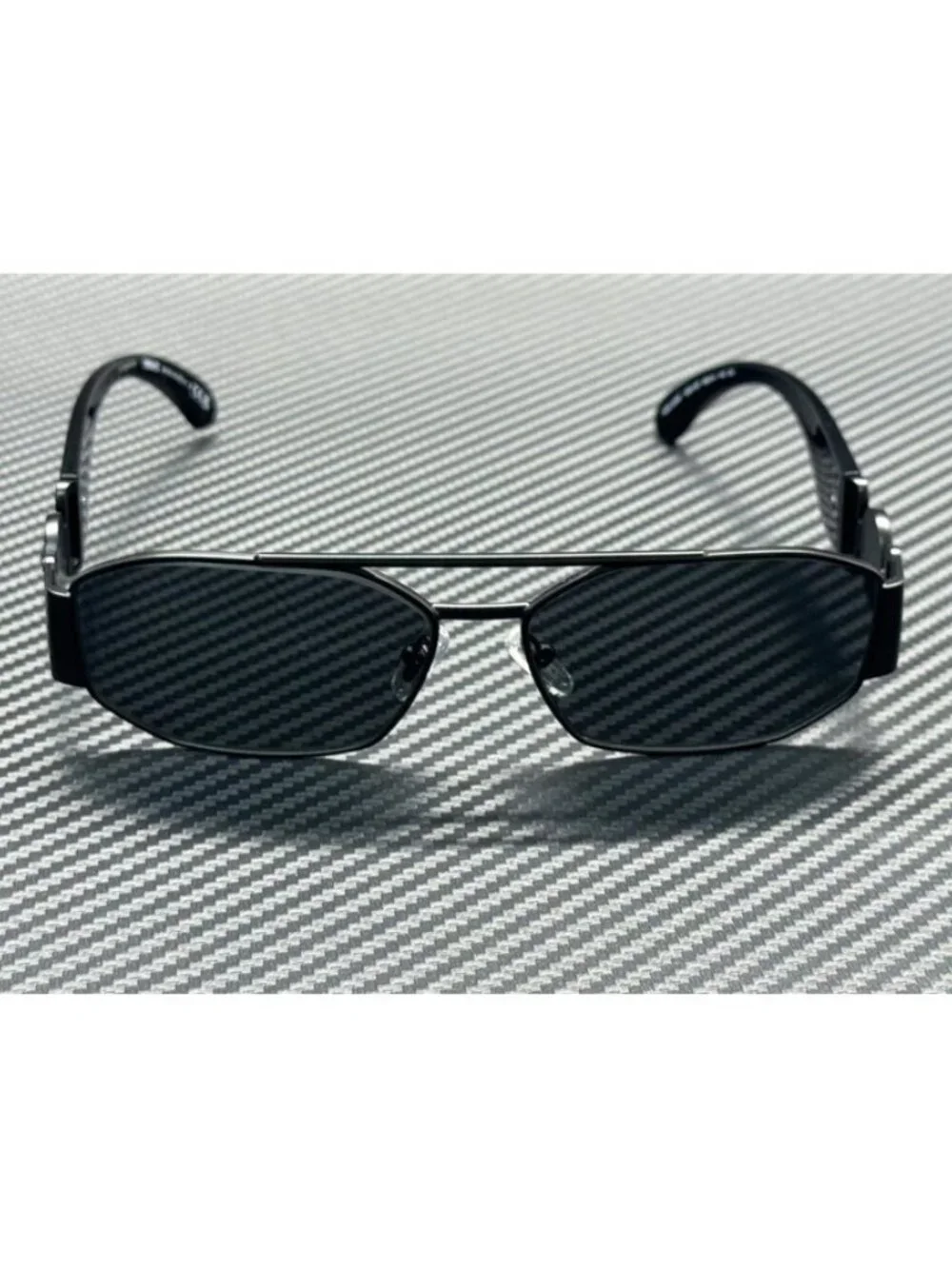 New Versace Men Matte Black Sunglasses 58-14-140